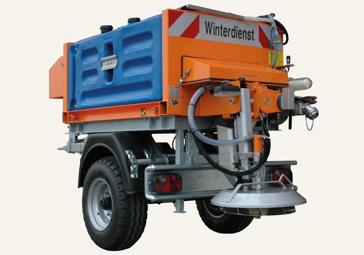 Unit mounted on trailer chassis