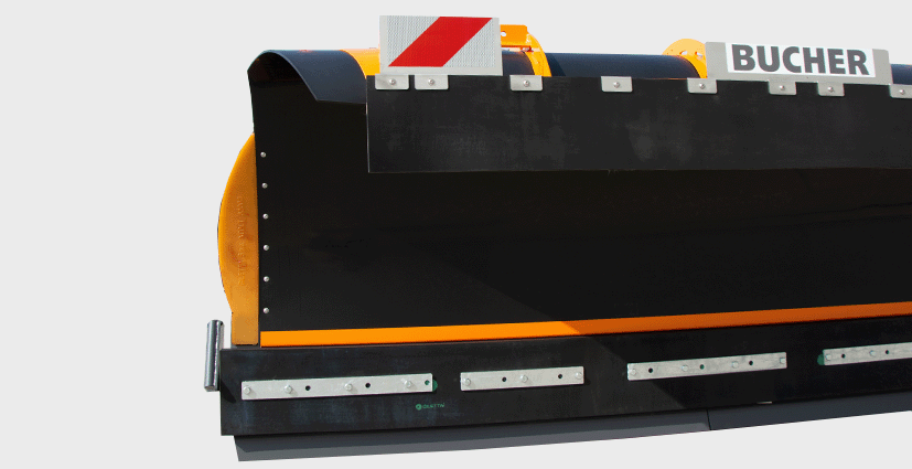 Bucher Polyx snow plow shield