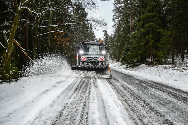 Bucher Polyx snow plow