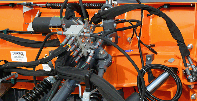 Bucher Teplex snow plow_bypass valve