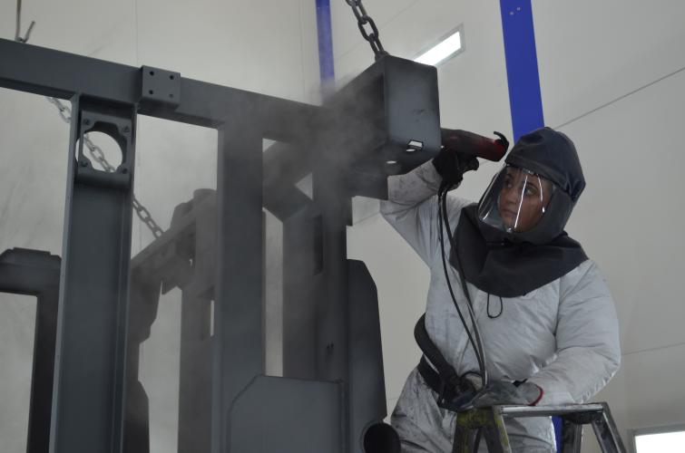 New Bucher Municipal painting system