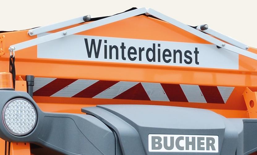 Winter service warning signage