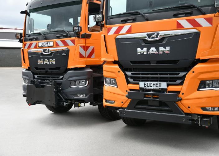 zweiteilige Anbauplatte