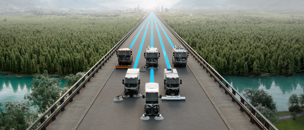 Compact sweepers and washers - Electric fleet