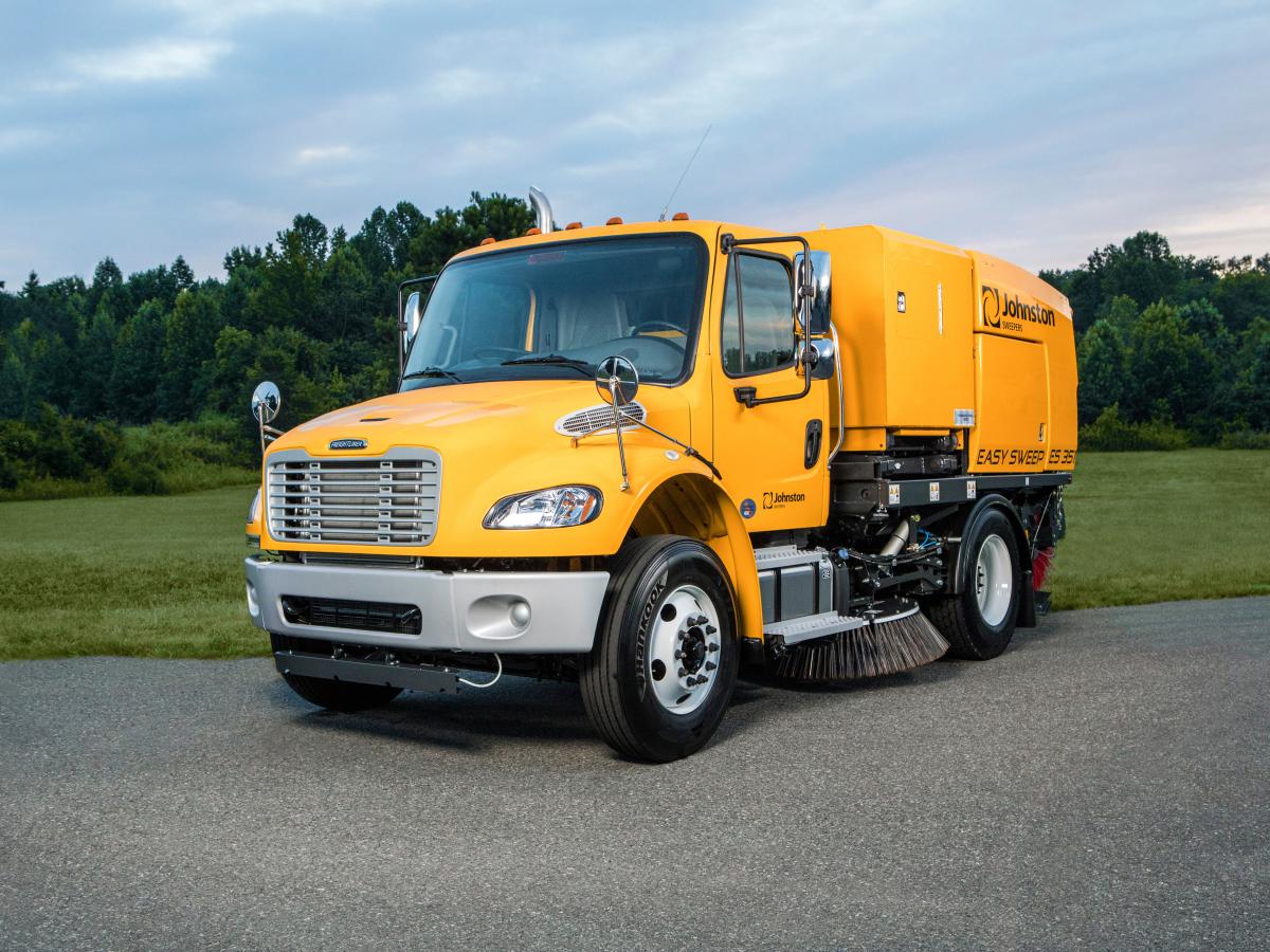 Mechanical Street Sweeper - front angle