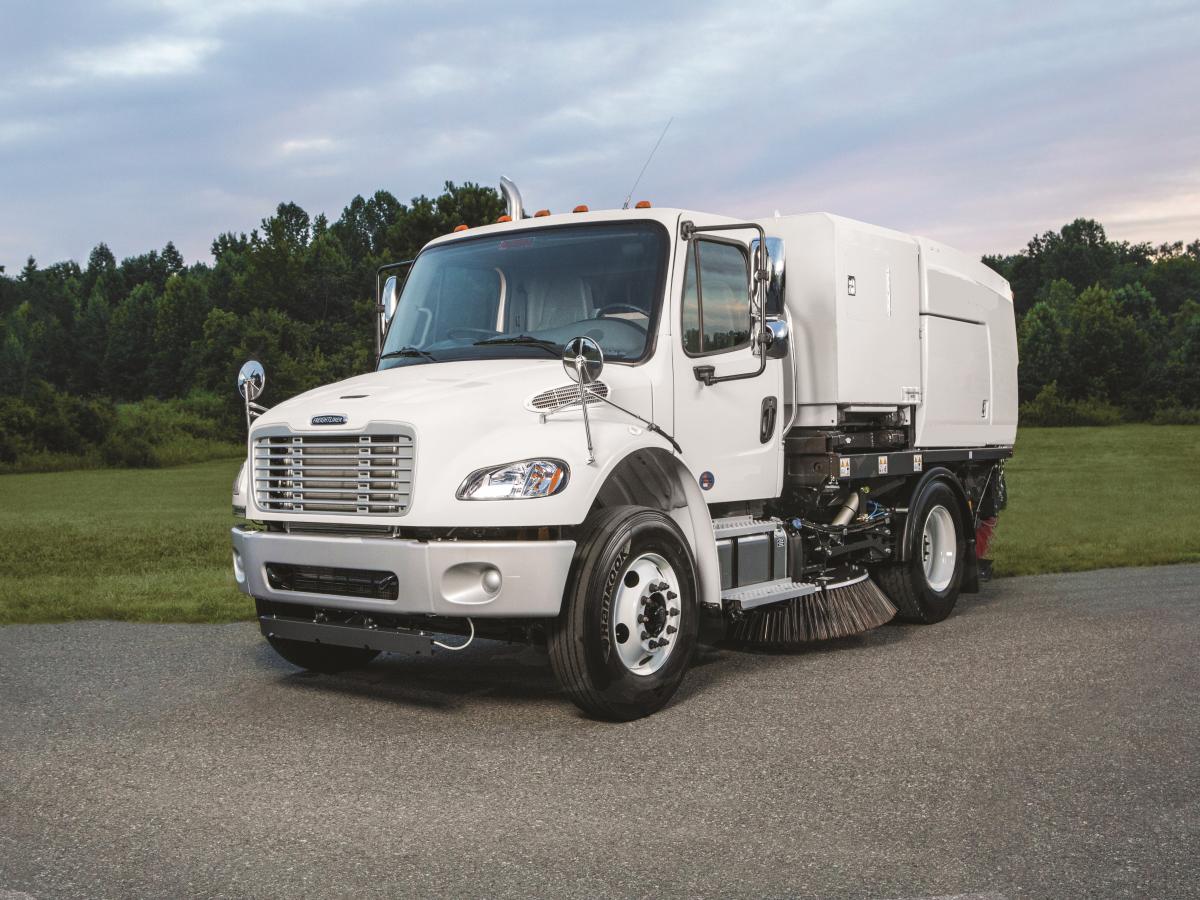 MaxPowa V65e - Truck mounted sweepers | Bucher Municipal