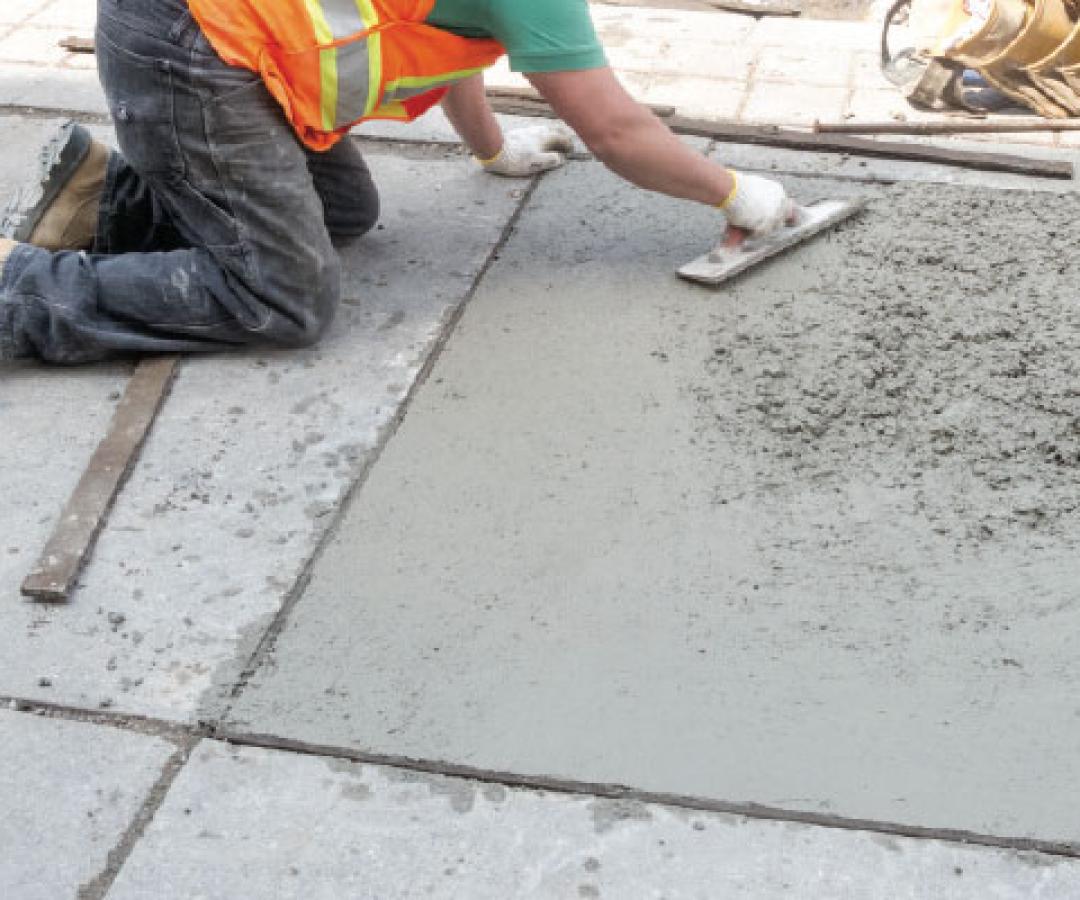 Construction sub-application page - Paving