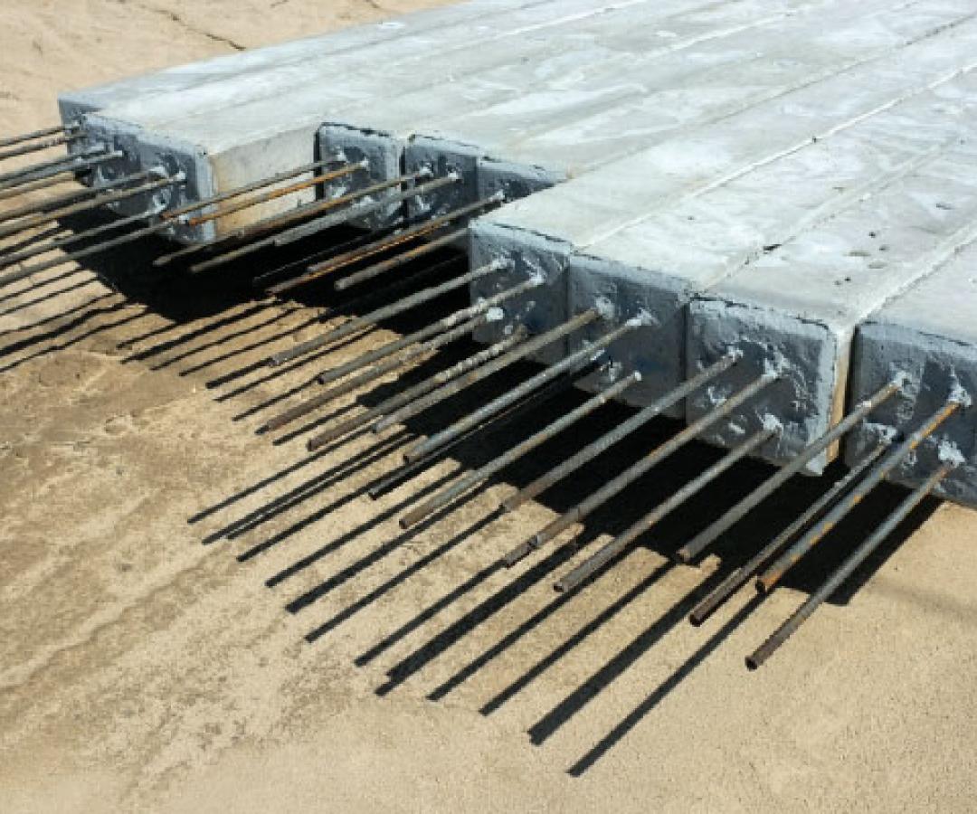 Construction sub-application page - Precast