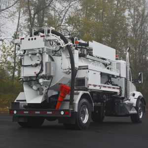 RECycler 208 angled rear view outside