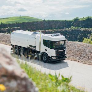 MaxPowa V120 sweeping quarry